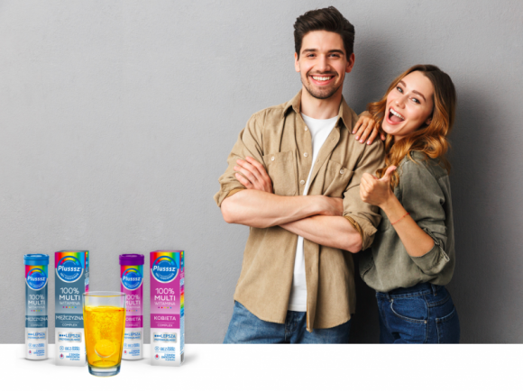 Porcja witamin i innych składników aktywnych dopasowana do Twoich potrzeb! Zdrowie, LIFESTYLE - Wesprzyj swój organizm składnikami specjalnie dobranymi do swojej płci, zawartymi w specjalistycznych produktach Plusssz 100% Multiwitamina Mężczyzna Complex i Plusssz 100% Multiwitamina Kobieta Complex.